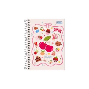 Caderneta Espiral Capa Dura 1/4 Charme 80 Fls 14x20cm - TILIBRA - UND