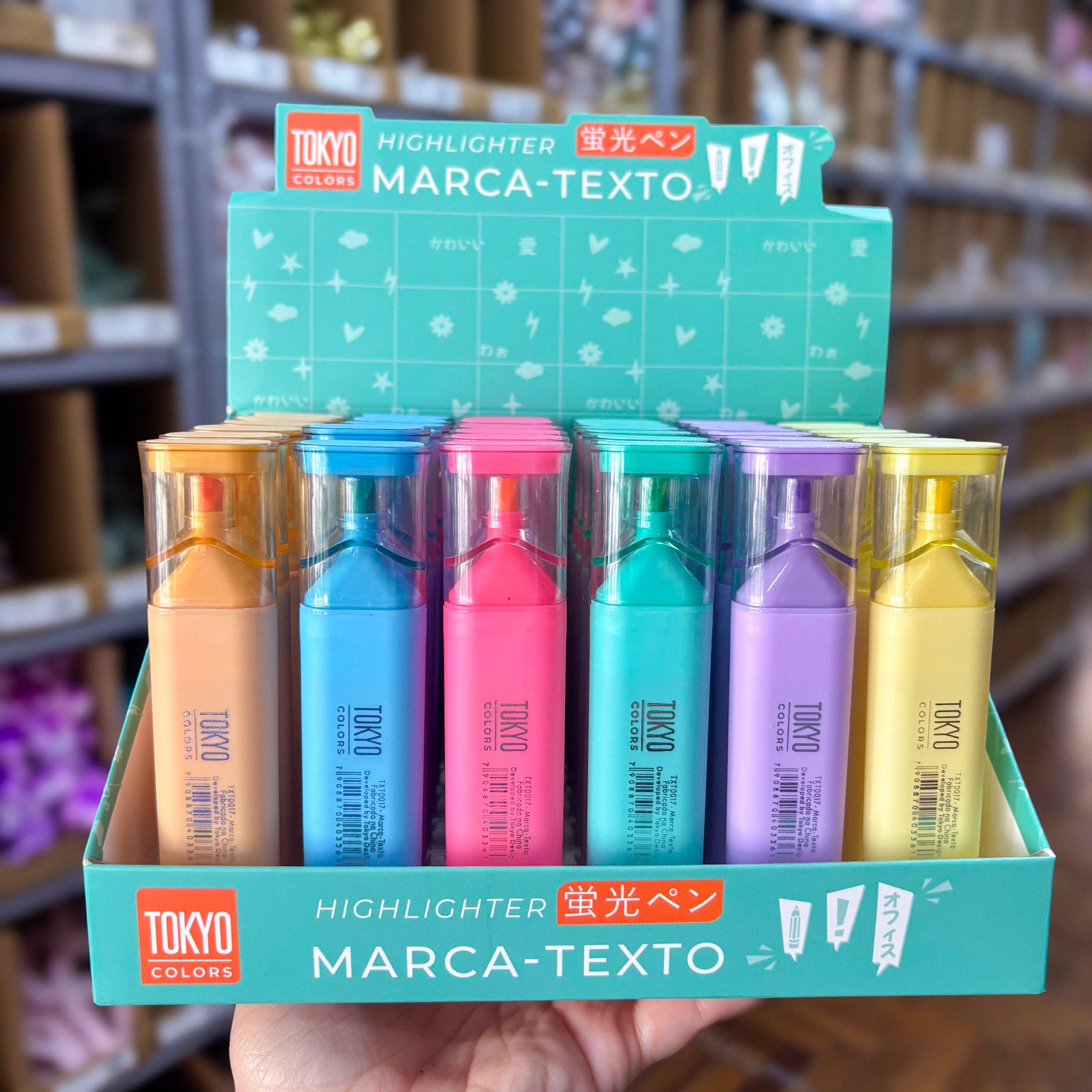 Marca Texto Quadrado Pastel G - TOKYO DESIGN - UND