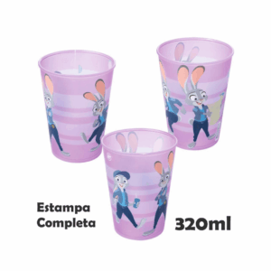 Copo Zootopia Sortido 320ml - PLASÚTIL - UND