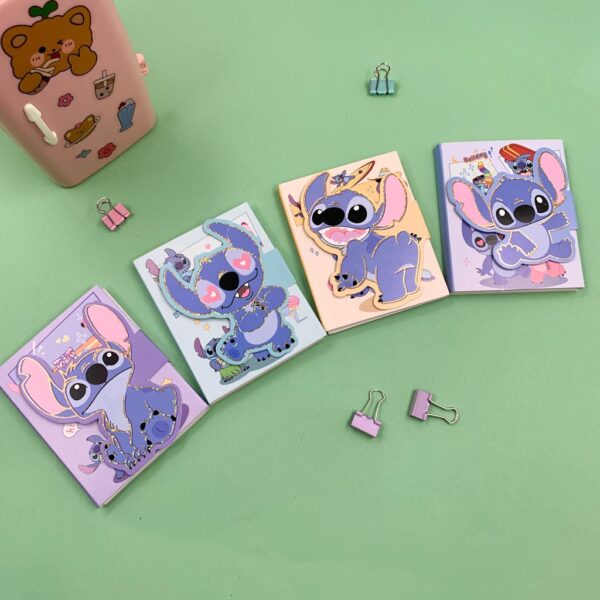 Bloco de Notas Adesivado Sanfona STITCH - UND