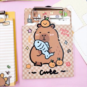 Mini Prancheta Bloco de Notas Capivara