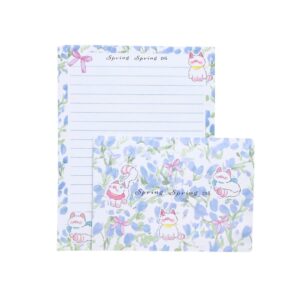 Kit 6 Papéis de Carta e 3 Envelopes Gato - UNISO - UND