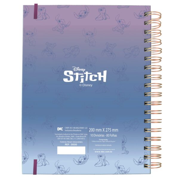 Caderno Smart Universitário 10 Matérias Stitch DAC