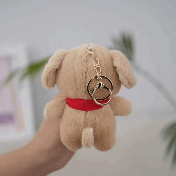 Chaveiro Fofo Pelúcia Cachorrinho Cute G - UND