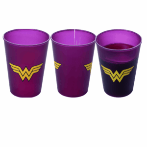 Copo Mulher-Maravilha 320 ml Sortido - PLASÚTIL - UND