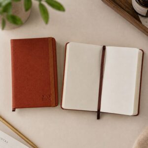 Caderneta A6 sketchbook s/ Pauta MARROM 14,5x9,5cm 96Fls - YINS PAPER - UND