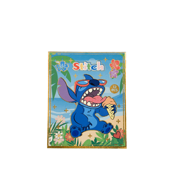 Caderninho de Adesivos STITCH 12 Folhas - UND