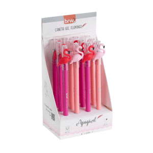 Caneta Gel Esferográfica Apagável 0.7mm Flamingo BRW