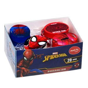 Borracha Homem Aranha MOLIN - CAIXA 20 UND