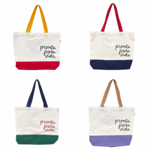 Ecobag Pronta para Vida G 35x41cm - FLORIE - UND