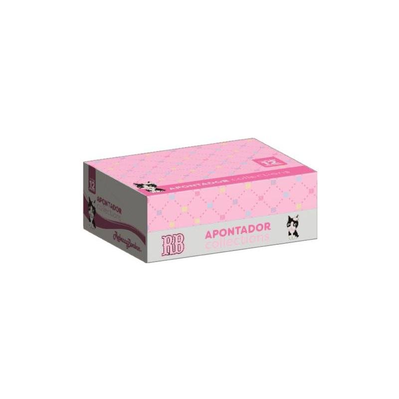 Apontador Duplo Rebecca Bonbon c/ Depósito - SKYPAPER - CX 12 UND