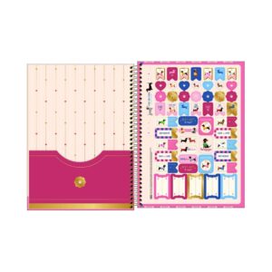 Caderno Espiral Capa Dura Universitário 1 M Brownie 20x27,5cm 80 Fls - TILIBRA - UND