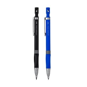 Lapiseira  Plástica 2.0 mm Preto + Azul - BRW - 4 UND