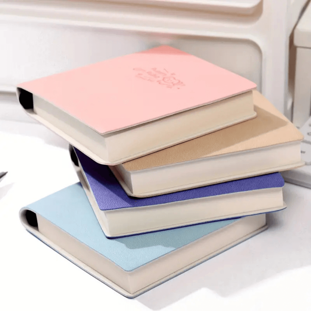 Mini Caderno LUXO Courino Sem pauta Cat Dog + Caneta - IMPORTADO - UND