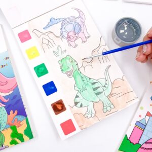 Livro Pintura Aquarela com Pincel 12 Folhas