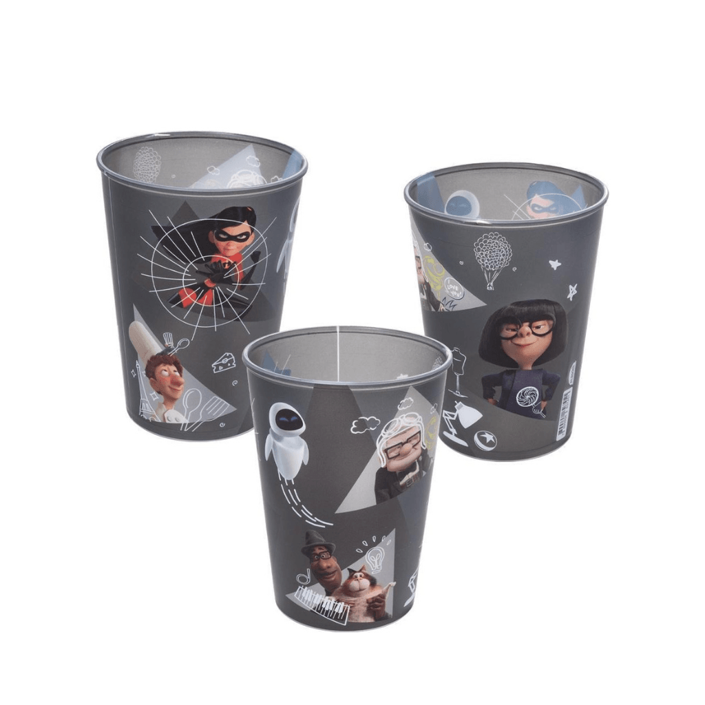 Copo Disney Pixar Sortido 320ml - PLASÚTIL - UND