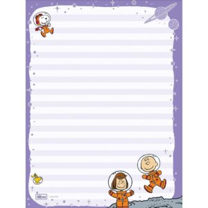 Caderno Colado Papel de Carta SNOOPY 48 Fls - TILIBRA - UND
