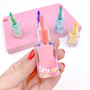 Marca Texto Esmalte - Kit 6 Cores