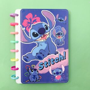 Caderno de Disco M 8 Discos - 15X21cm - STITCH - UND