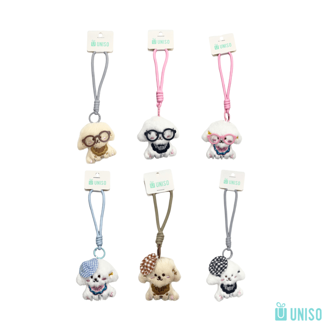 Chaveiro Tendência Charm Pelúcia Puppy - UNISO - UND