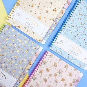Caderno A5 Capa Dura c/ Divisória Flores SUNSHINE 16,2x21,2cm - IMPORTADO - UND