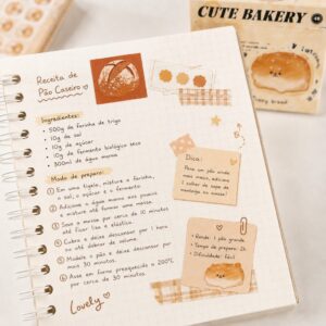 Adesivo Cute Bakery Padaria Caixinha 50 Und - IMPORTADO - UND