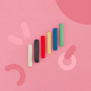 Massa De Modelar 90g 6 Cores LEO E LEO - BLISTER