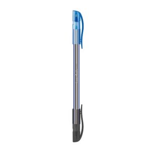 Caneta Esferográfica 1.0mm Doble Azul/Preta BAZZE  - Pote 24 Und