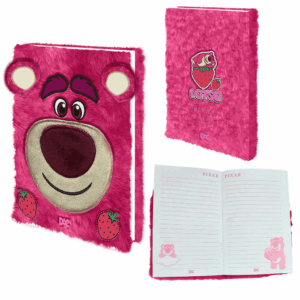 Caderno de Anotações Fluffy Pelúcia Ursinho Lotso - DAC