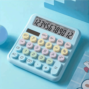 Calculadora de Mesa Vintage c/ Fonte Interna + Visor Luz
