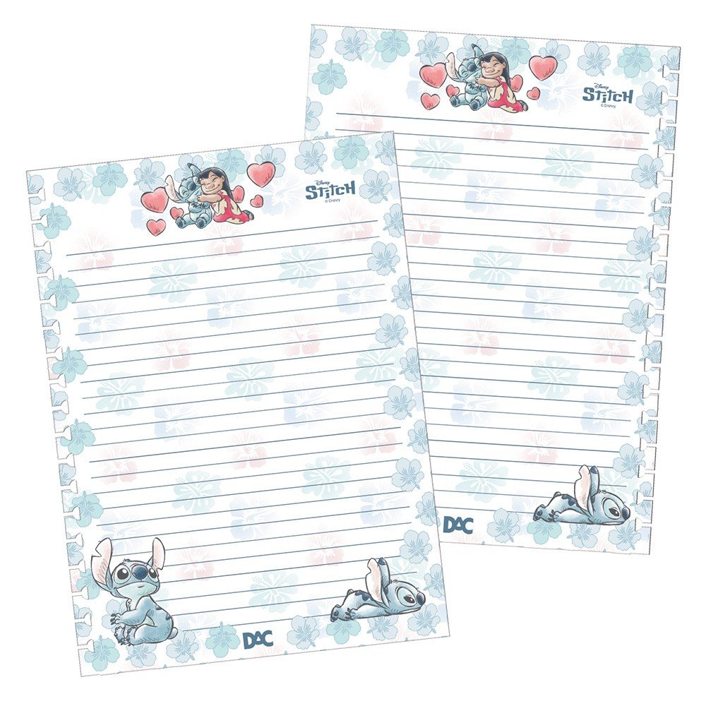 Caderno Smart Universitário 10 Divisórias Stitch Lilás 80 fls - DAC