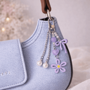 Chaveiro Tendência Charm Flor Lacinho  - IMPORTADO - UND
