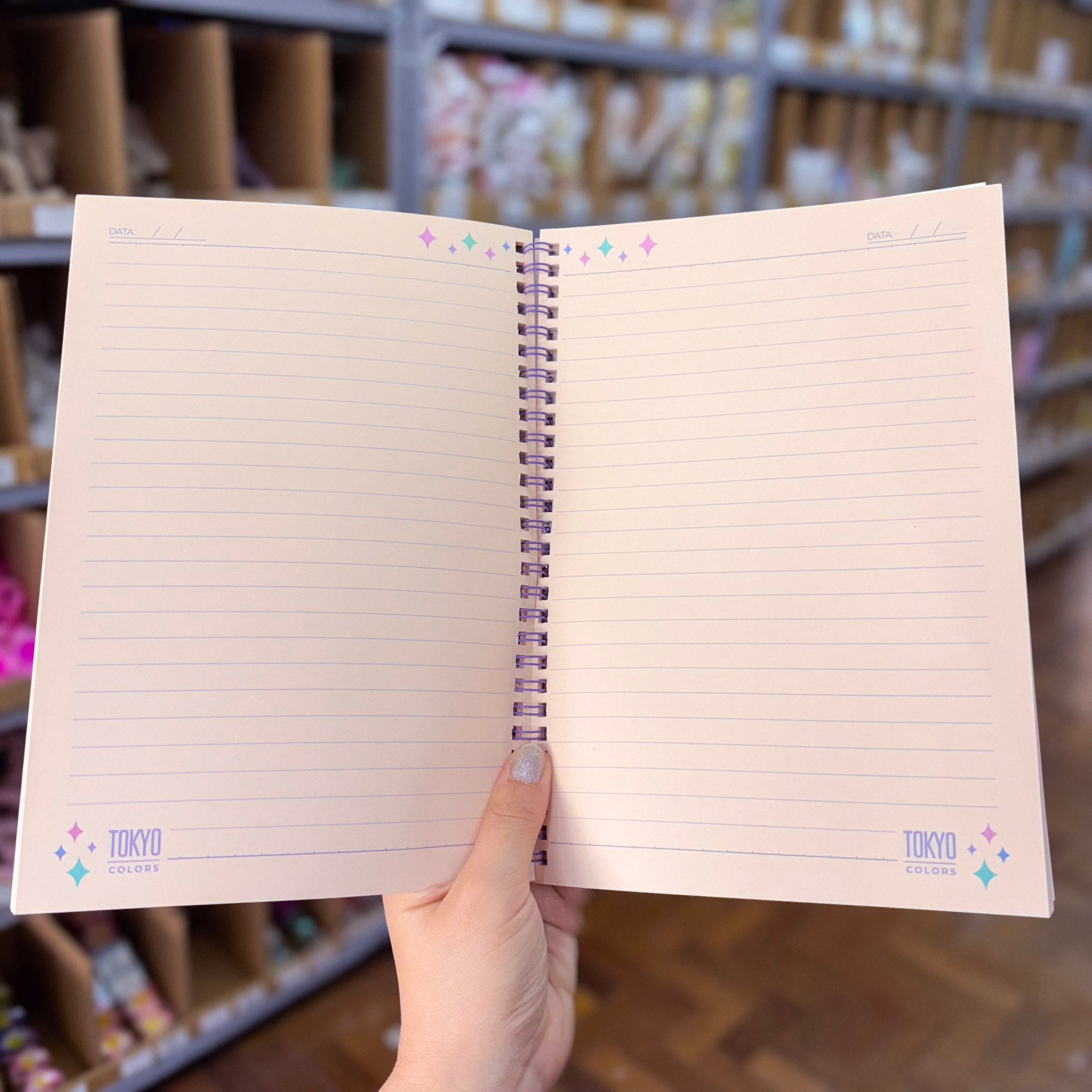 Caderno Aramado Frases 55 fls 16,9x24,8cm - TOKYO DESIGN - UND