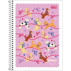 Caderno Espiral Capa Flexível Universitário 1 M Zoom+ Feminino 20x27,5cm 96 Fls - TILIBRA - UND