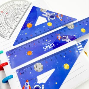 Kit Réguas Geométricas Astronauta
