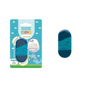 Apontador c/ Borracha Pets LEO E LEO - Blister 1 Und