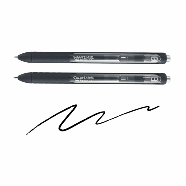 Caneta Gel Inkjoy 0.7 mm Retrátil PRETA - PAPER MATE - BLISTER 2 UND