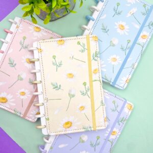 Caderno de Disco MARGARIDAS A5 80 Fls/8 discos -  15x21,2cm  - IMPORTADO - UND