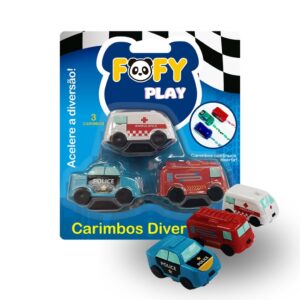 Carimbo Divertido Carrinhos FOFY - BLISTER