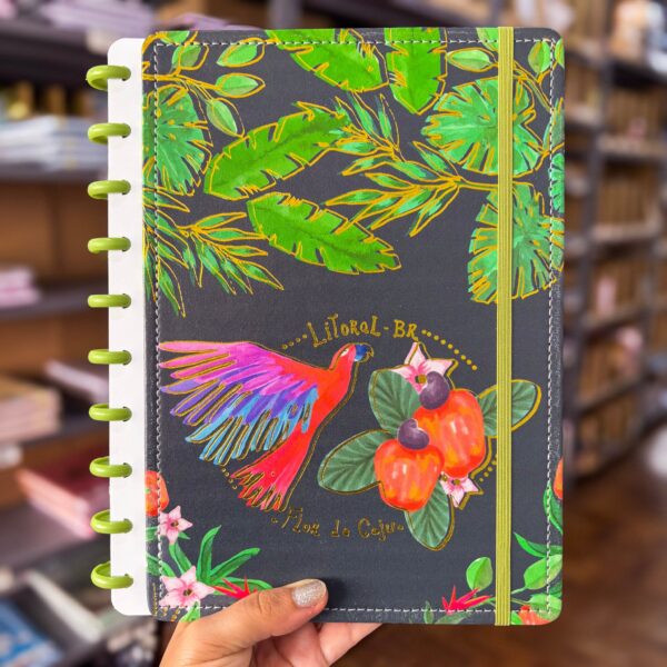 Caderno de Disco BRASILIDADES  20x26cm 10 Discos 80 Flhs- TOKYO DESIGN - UND