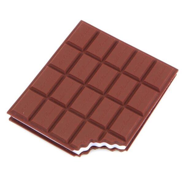 Caderninho Bloco Com Cheirinho Barra de Chocolate