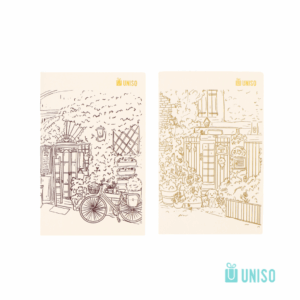 Caderno A5 Brochura SEM PAUTA Jardim 13,5x 20,5cm 32fls - UNISO - UND