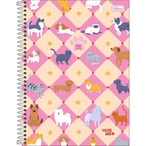 Caderno Espiral Universitário 1 Matéria Hug Me - TILIBRA - UND
