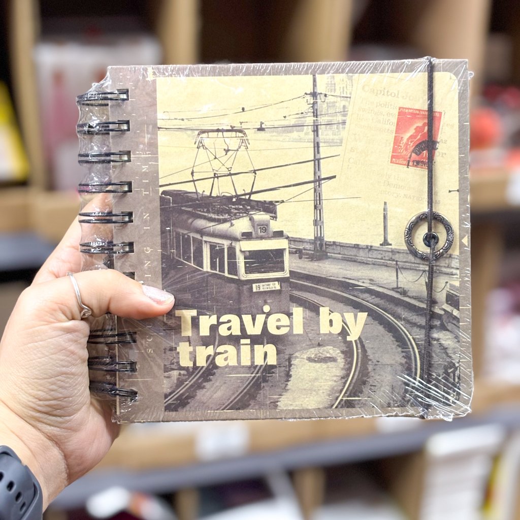 Caderno Capa Dura Vintage Journal 15x15cm 150fls - IMPORTADO - UND