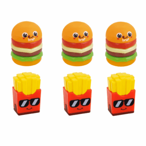Apontador Plástico e Borracha Fast Food BRW - UND