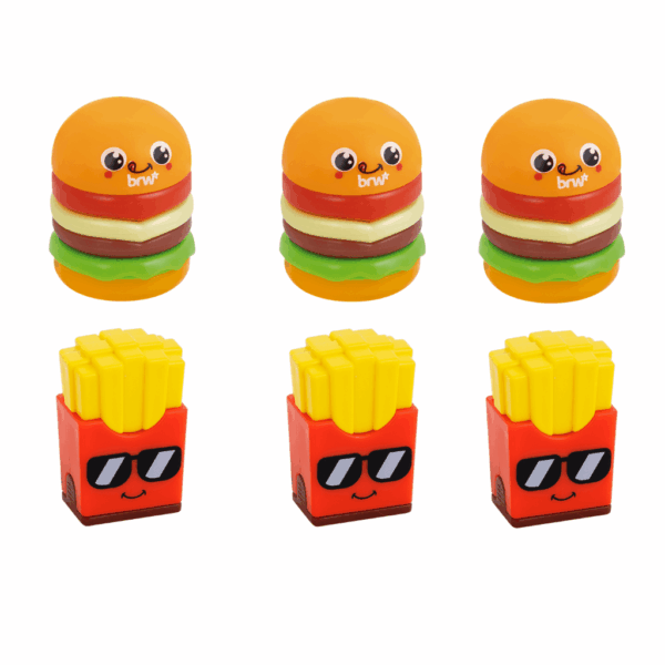 Apontador Plástico e Borracha Fast Food BRW - UND