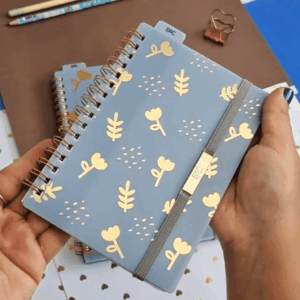 Caderno Aramado A6 Flores - DAC