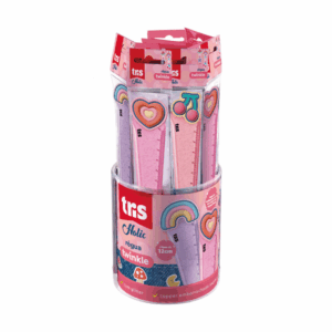 Régua Plástica Topper Twinkle Holic Charm 12cm - TRIS - UND