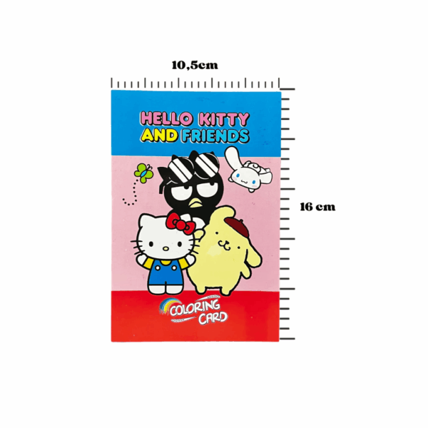Card para Colorir Hello Kitty - UND
