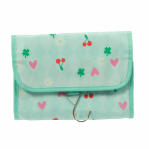 Necessaire c/ Gancho Verde CEREJA 18x25x3cm - FLORIE - UND
